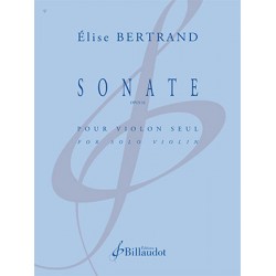 Partition SONATE OP.16 Elise Bertand