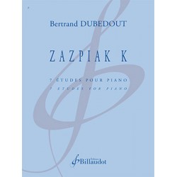 Sheet music ZAZPIAK K Bertrand Dubedout