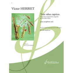 Partition TROIS VALSES CAPRICES Victor Herbiet