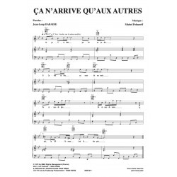 Sheet music ÇA N'ARRIVE QU'AUX AUTRES Michel Polnareff