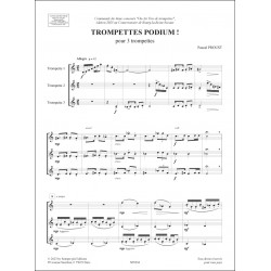 Partition TROMPETTE PODIUM Pascal Proust