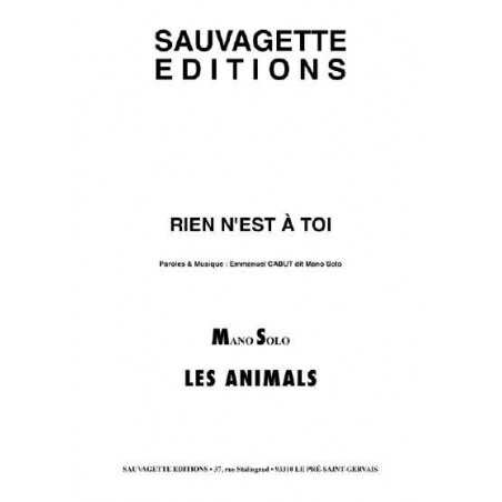 RIEN N'EST À TOI