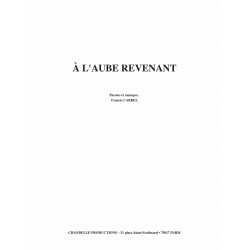 Partition À L'AUBE REVENANT Francis CABREL