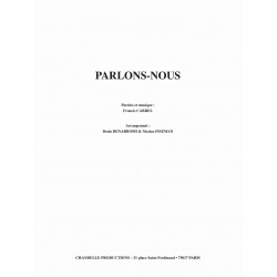 Sheet music PARLONS-NOUS Francis CABREL