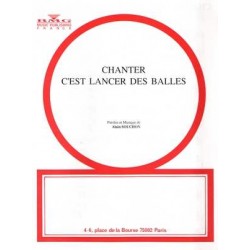 Partition CHANTER C'EST LANCER DES BALLES d'Alain Souchon
