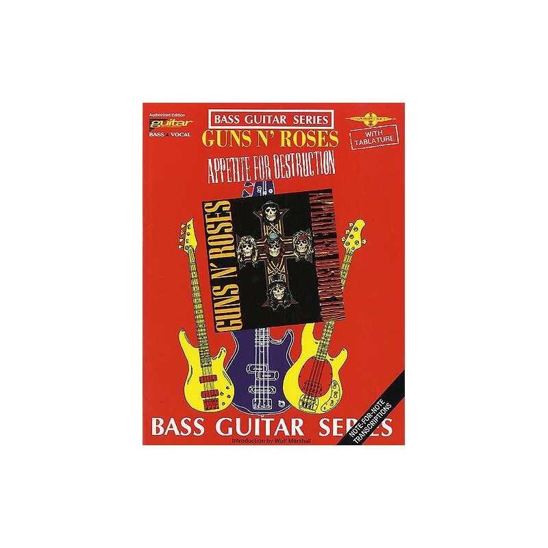 GUNS N' ROSES - APPETITE FOR DESTRUCTION (BASS TAB)
