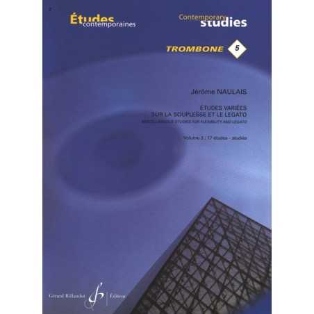 ETUDES VARIEES SUR LA SOUPLESSE ET LE LEGATO - VOL 3 : 17 ETUDES