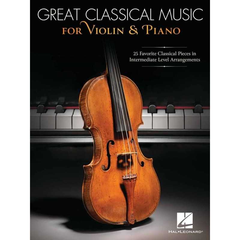 Collection and sheet music GREAT CLASSICAL MUSIC FOR VIOLIN AND PIANO