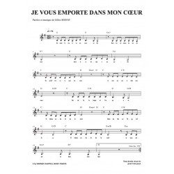 JE VOUS EMPORTE DANS MON CŒUR
