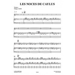 Sheet music LES NOCES DE CAYLUS Philippe SARDE