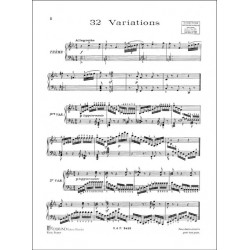 32 VARIATIONS PIANO