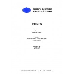 Sheet music CORPS Yseult PDF