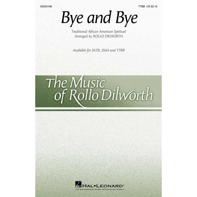 Sheet music BYE AND BYE