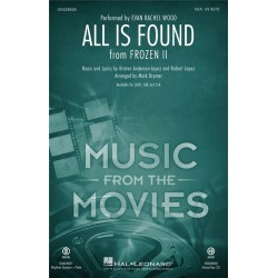 Sheet music ALL IS FOUND (SSA) Frozen II