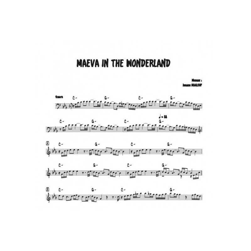 Partition MAEVA IN THE WONDERLAND Ibrahim MAALOUF