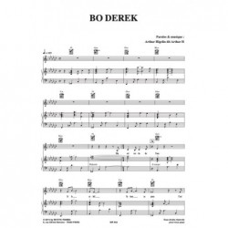 Partition BO DEREK Arthur H