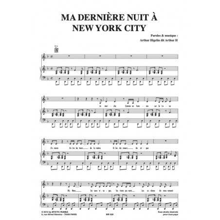 MA DERNIERE NUIT A NEW YORK CITY