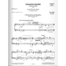 TARASOVI DOUMY - 6 NOUVELLES POUR PIANO