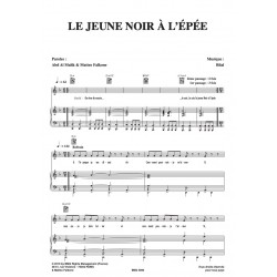 Sheet music LE JEUNE NOIR À L'EPÉE Abd Al Malik