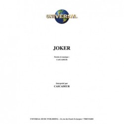 Partition JOKER CASCADEUR