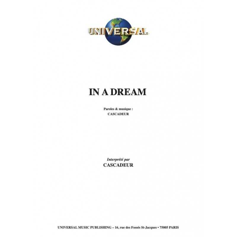 Partition IN A DREAM CASCADEUR