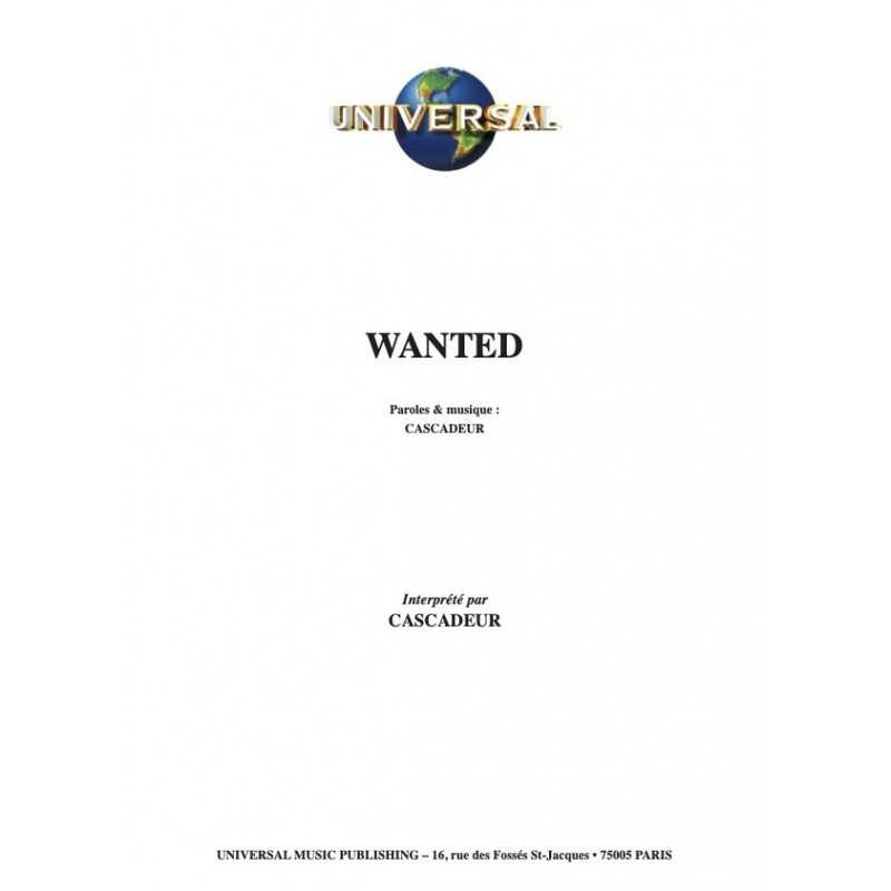 Partition WANTED CASCADEUR