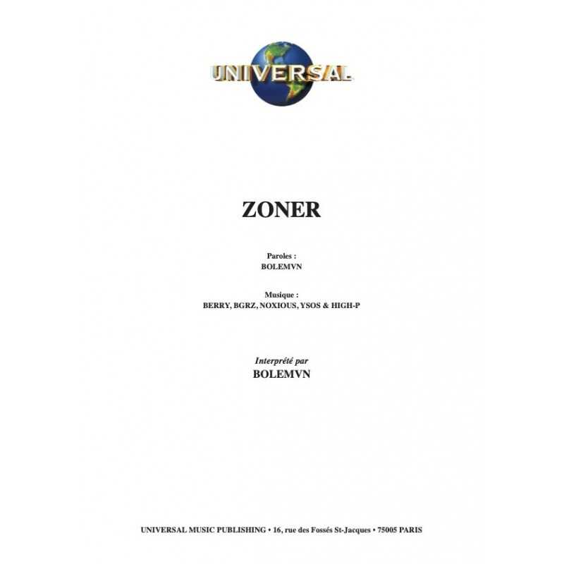 Partition ZONER BOLEMVN