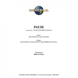 Partition PAUSE (PAUSE FEATURING YSEULT) Eddy DE PRETTO