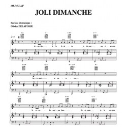 Partition Oldelaf Joli dimanche
