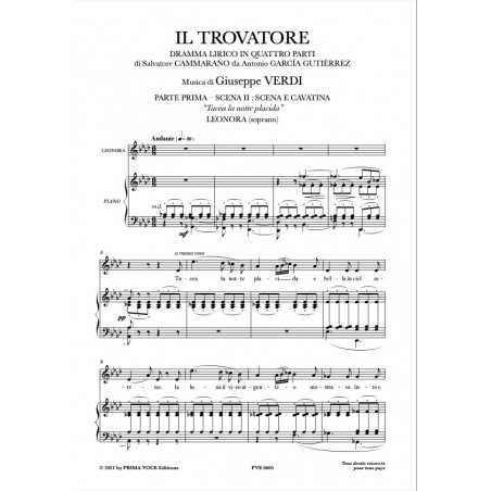 TACEA LA NOTTE PLACIDA (IL TROVATORE)