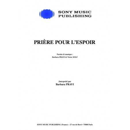 PRIÈRE POUR L’ESPOIR