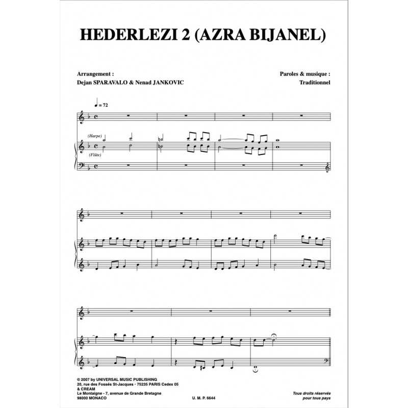 HEDERLEZI 2 (AZRA BIJANEL) EDERLEZI Goran BREGOVIC Emir KUSTURICA