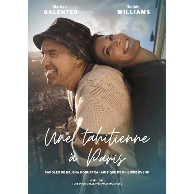 Sheet music UNE TAHITIENNE A PARIS Mareva Galanter & Robbie Williams