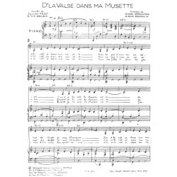 sheet music D'LA VALSE DANS MA MUSETTE