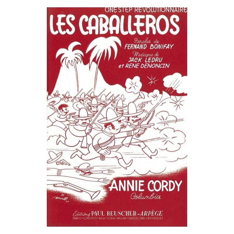 Partition LES CABALLEROS Annie CORDY