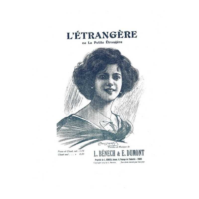 Partition L'ETRANGERE DALBRET