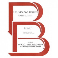 Partition LES VIOLONS PERDUS André PATÉ