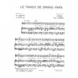Partition LE TANGO DE GRAND PAPA AIMABLE