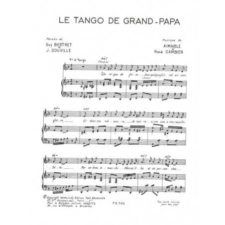 LE TANGO DE GRAND PAPA