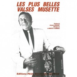 Partition LES PLUS BELLES VALSES MUSETTE AIMABLE