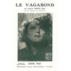 Partition LE VAGABOND Edith PIAF