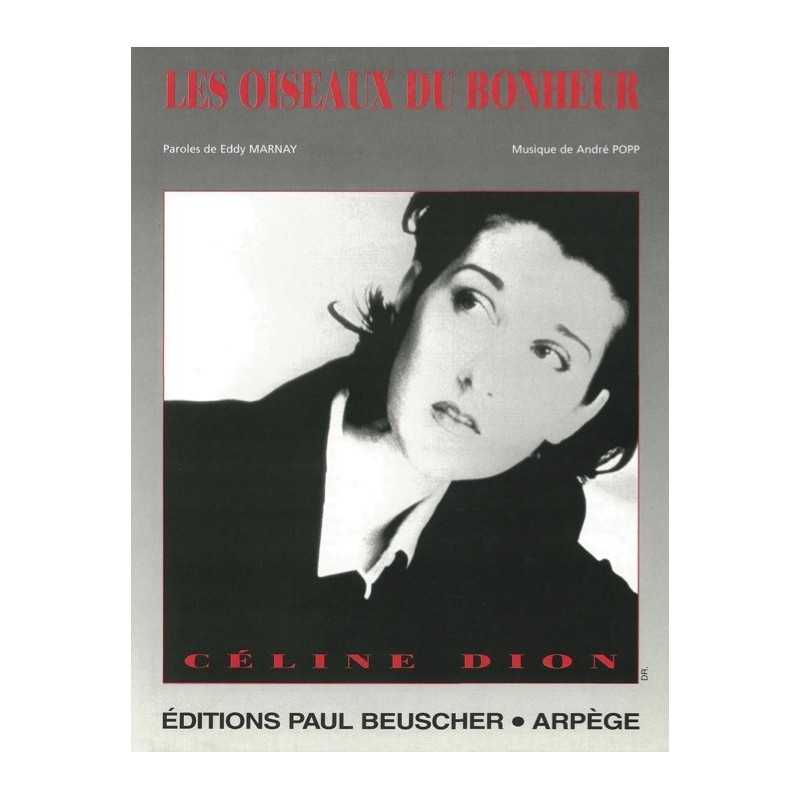 Partition LES OISEAUX DU BONHEUR Céline DION