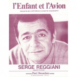 Partition L'ENFANT ET L'AVION Serge REGGIANI