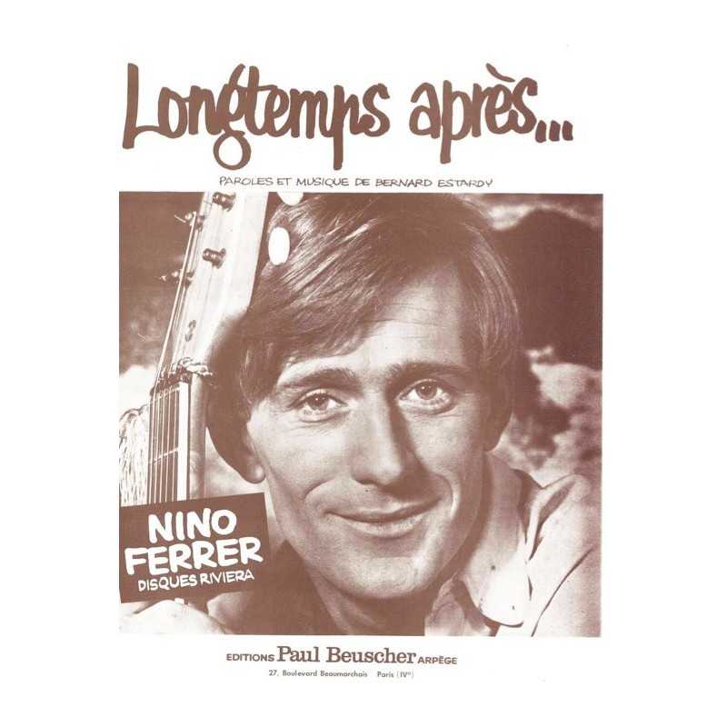 Partition LONGTEMPS APRES Nino FERRER