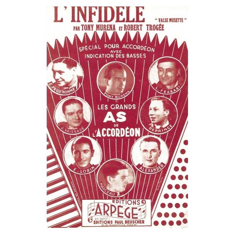 Partition L'INFIDELE Tony MURENA