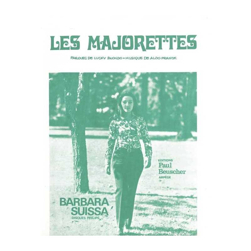 Partition LES MAJORETTES Barbara SUISSA