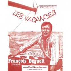 Partition LES VACANCES François DEGUELT