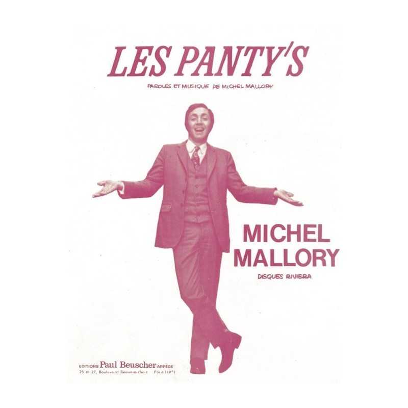 Partition LES PANTYS Michel MALLORY