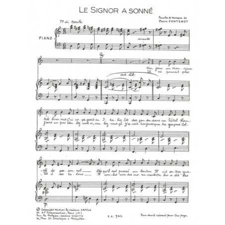 LE SIGNOR A SONNÉ