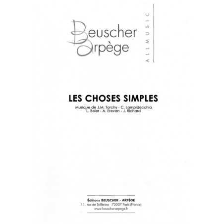 LES CHOSES SIMPLES